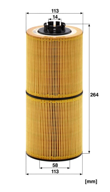 YAG FILTRESI ACTROS AROCS EURO 6 472 180 0109-309-409 472 184 1025 473 180 0009 MANN HU 12001 Z